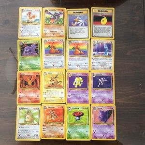 Pokémon original RARE cards base/jungle/fossil